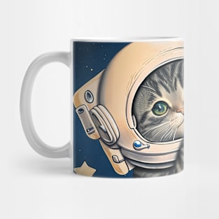 cat astronaut space Mug